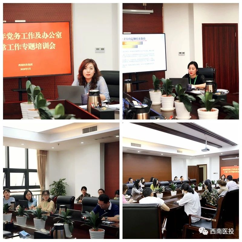 多舉措夯實業務基礎,高質量助推能力提升—西南醫投集團舉辦黨建及辦公系統實務操作專題培訓會
