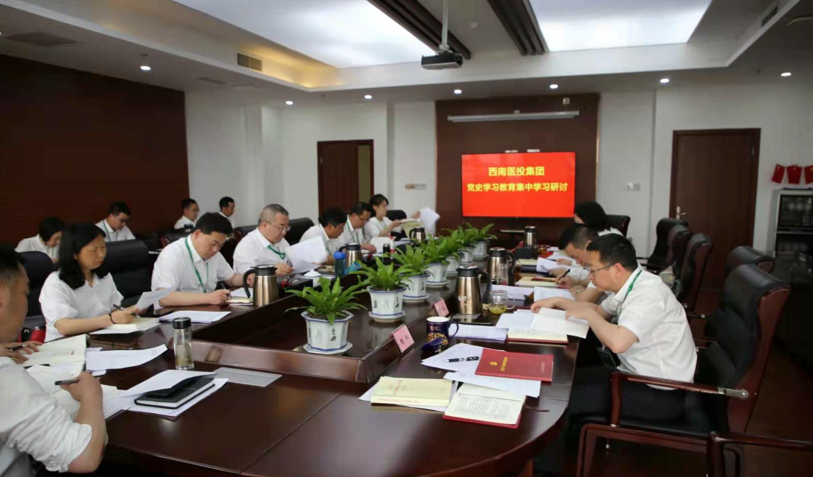 西南醫(yī)投集團(tuán)開(kāi)展黨史學(xué)習(xí)教育集中學(xué)習(xí)研討   
